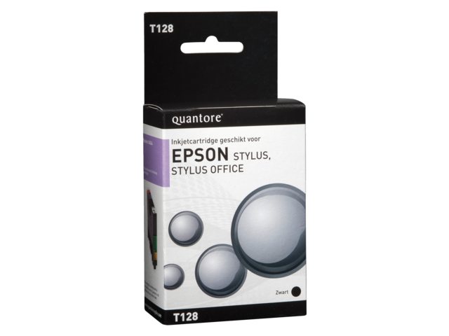 Inkcartridge Quantore Epson T128140 zwart