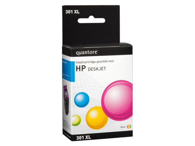 Inkcartridge Quantore HP CH564EE 301XL kleur