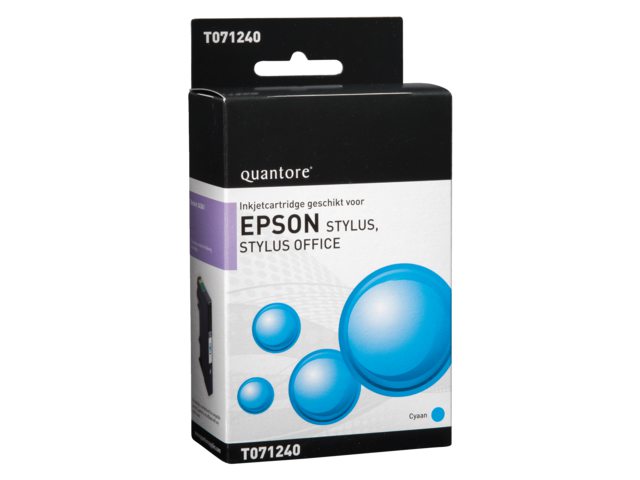 Inkcartridge Quantore Epson T071240 blauw
