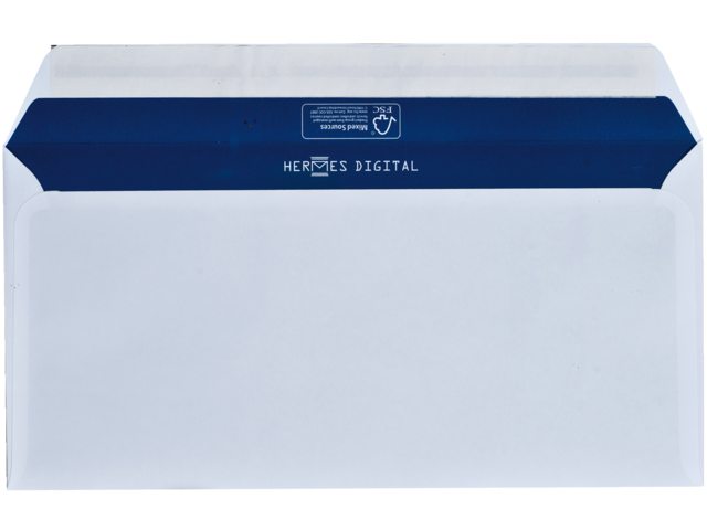 Envelop Hermes Digital EA5/6 110x220nm zelfklevend wit 500st