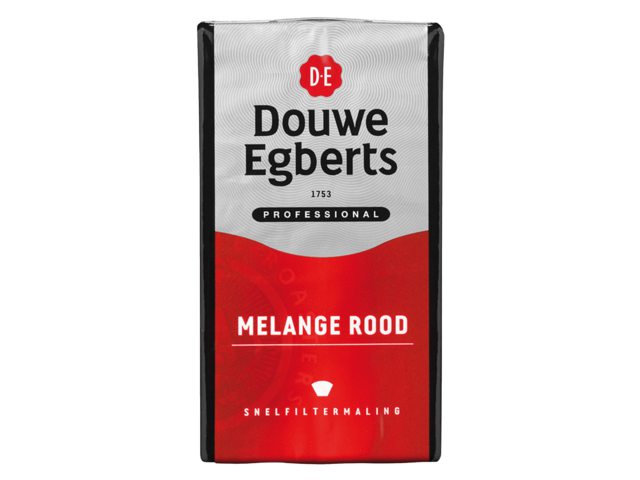 Koffie Douwe Egberts snelfiltermaling Roodmerk 500gr