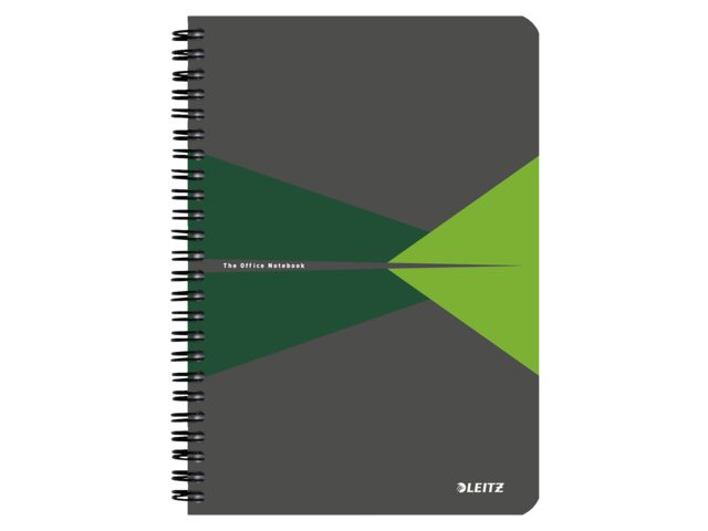 Notitieboek Leitz Office A5 lijn karton groen