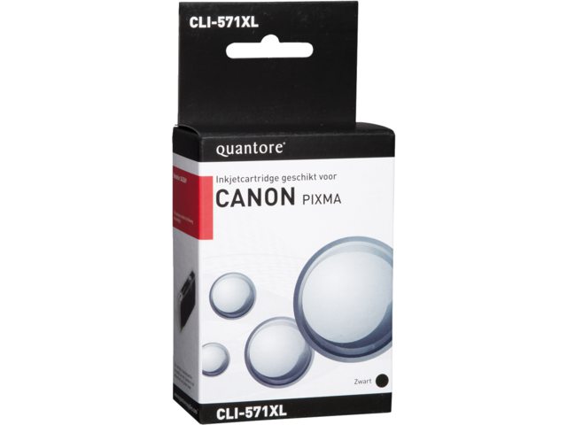 Inkcartridge Quantore Canon CLI-571XL zwart