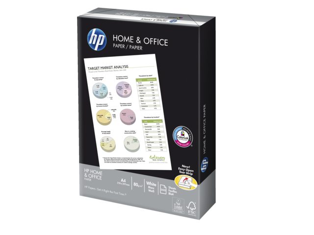 Kopieerpapier HP Home & Office A4 80gr wit 500 vel