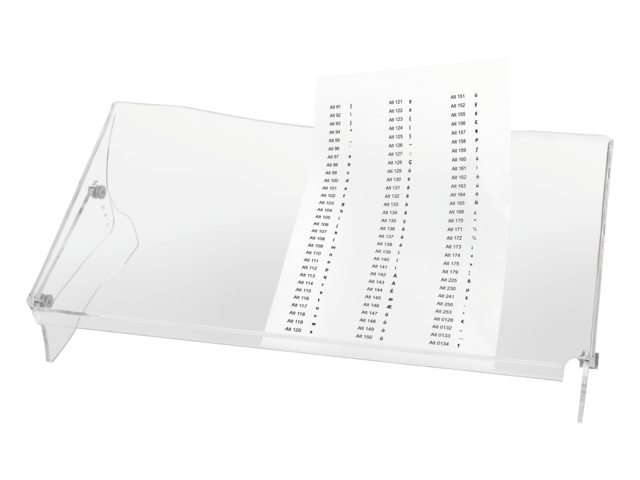 Documentenhouder Quantore A3 hoogte verstelbaar transparant