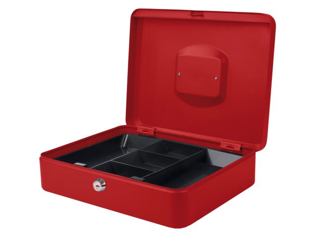 Geldkist Pavo 300x240x90mm rood