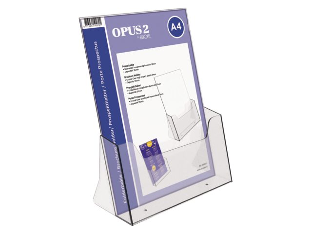 Folderhouder OPUS 2  A4 acryl