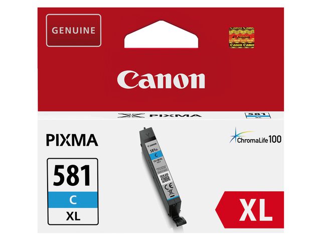 Inkcartridge Canon CLI-581XL blauw HC