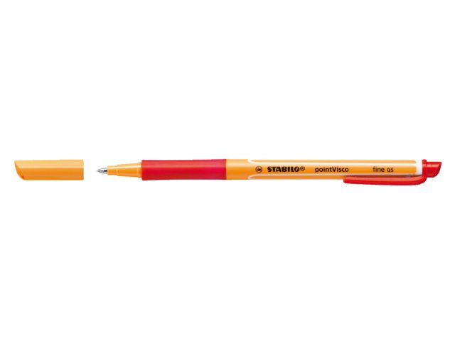 Rollerpen Stabilo Pointvisco rood 0.5mm