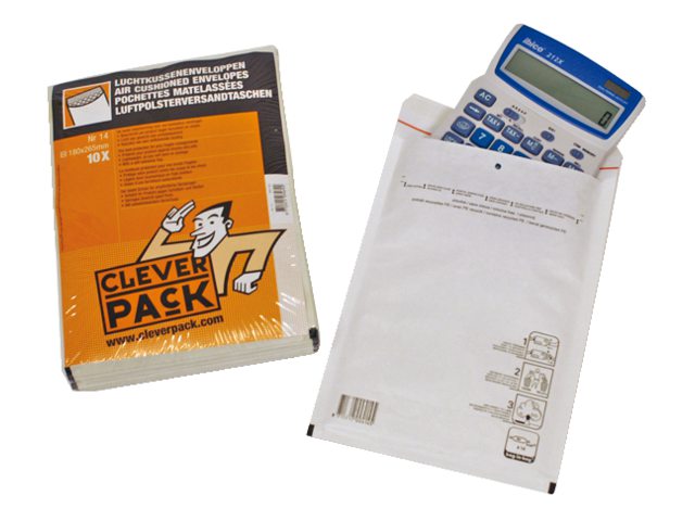 Envelop CleverPack luchtkussen nr14 200x275mm wit 10stuks