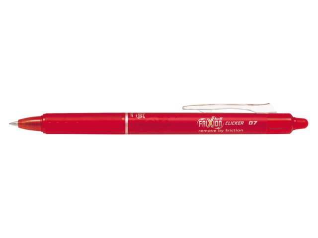 Rollerpen PILOT Frixion Clicker rood 0.35mm