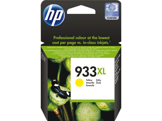 Inkcartridge HP CN056AE 933XL geel HC
