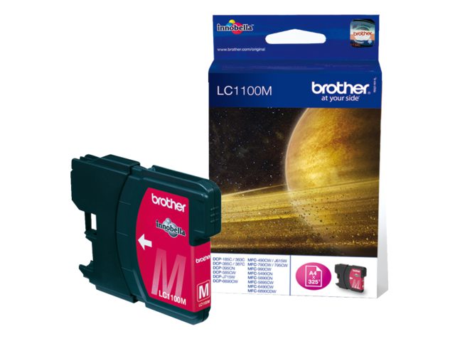 Inkcartridge Brother LC-1100M rood