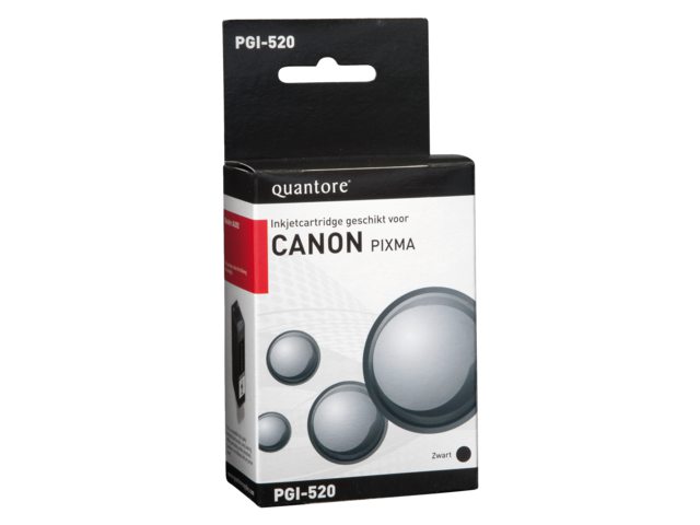 Inkcartridge Quantore Canon PGI-520 zwart + chip