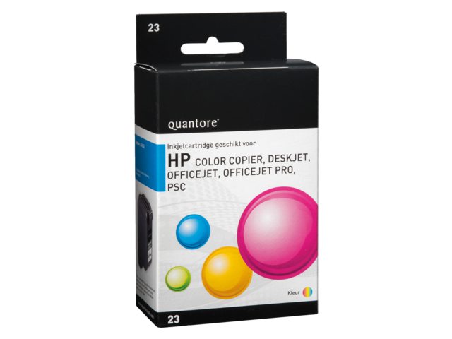 Inkcartridge Quantore HP C1823D 23 kleur