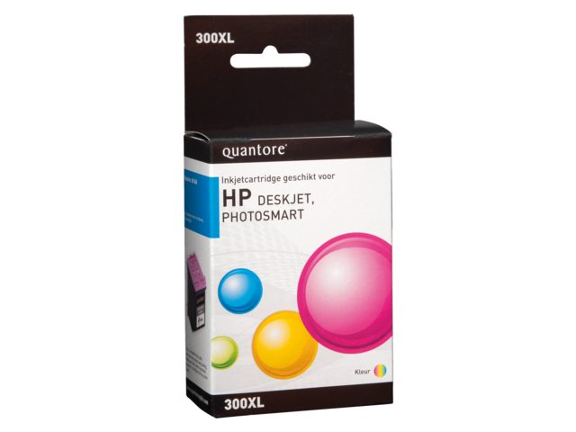 Inkcartridge Quantore HP CC644EE 300XL kleur