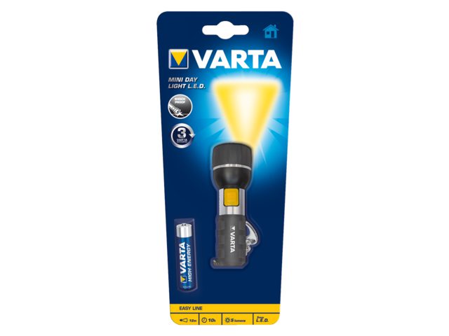Zaklamp Varta Led day light mini met 1xAAA batterij