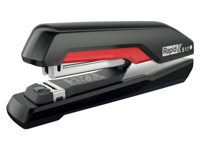 Nietmachine Rapid S17 Fullstrip 30vel 24/6 zwart/rood