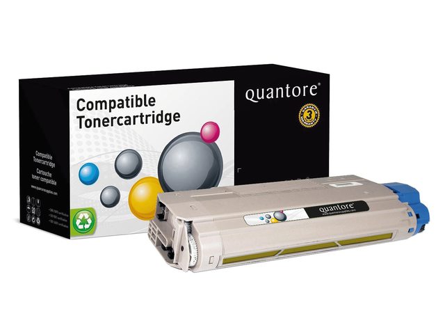 Tonercartridge Quantore Oki 43324421 geel