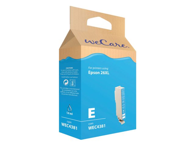 Inkcartridge Wecare Epson T263240 blauw HC