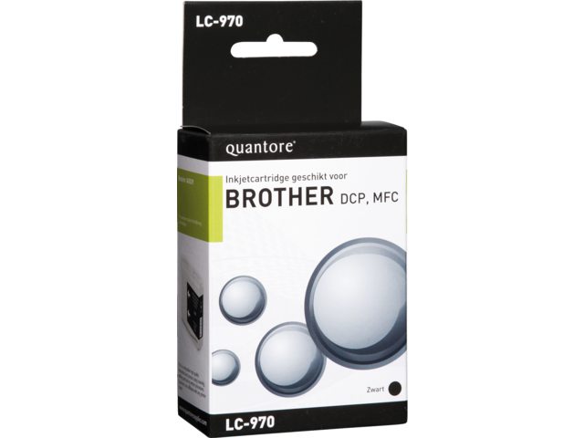 Inkcartridge Quantore Brother LC-970 zwart