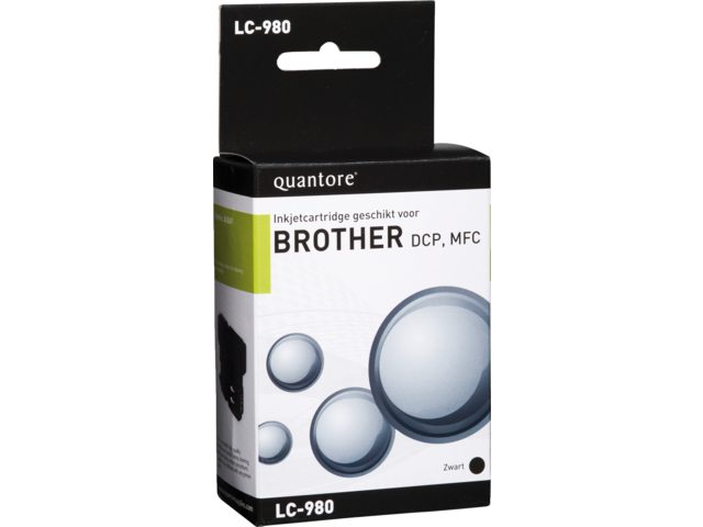 Inkcartridge Quantore Brother LC-980 zwart