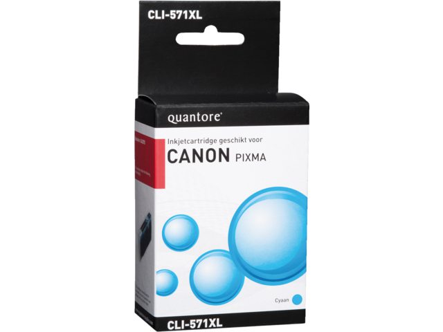 Inkcartridge Quantore Canon CLI-571XL blauw