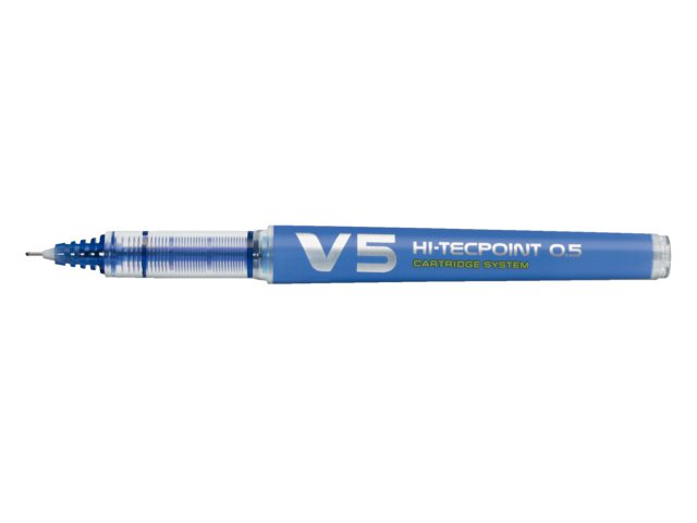 Rollerpen PILOT begreen Hi-Tecpoint V5 0,3mm blauw