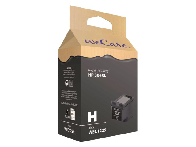 Inkcartridge Wecare HP N9K08AE 304XL zwart HC
