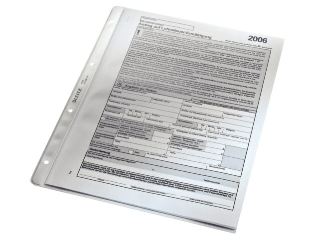 Showtas Leitz 4740 4-gaats PP 0.12mm nerf extra sterk