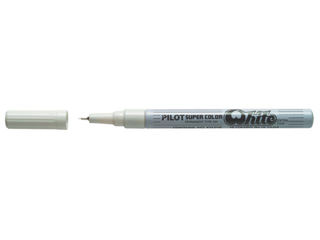Fineliner PILOT Super wit extra fijn 0.5mm