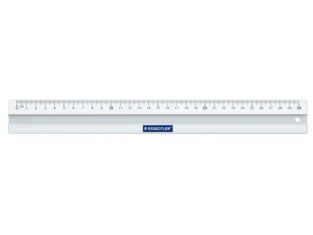 Liniaal Staedtler 563 300mm metaal